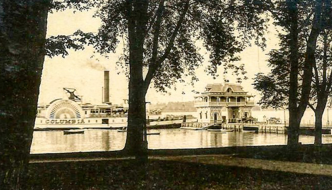 Steamship Columbia at RYC 1908